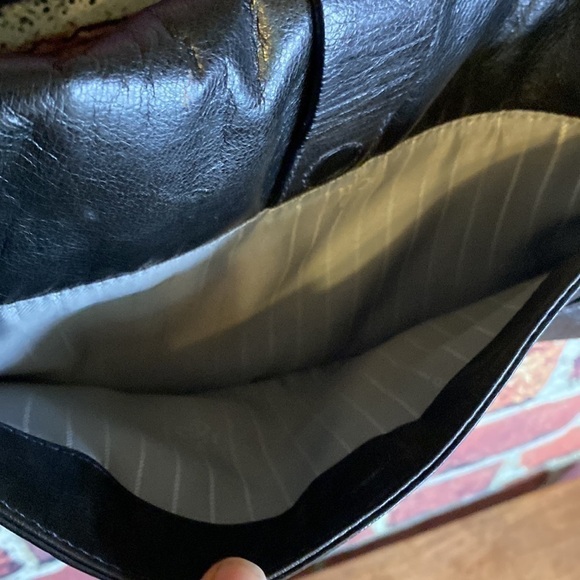 Cole Haan Black Leather Shoulder Bag - Picture 9 of 17